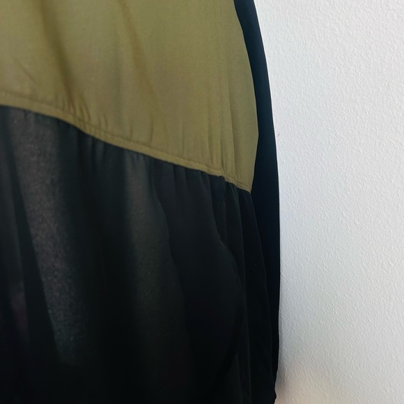 Vanity Black and Olive Button-Down Shirt - Picture 7 of 10